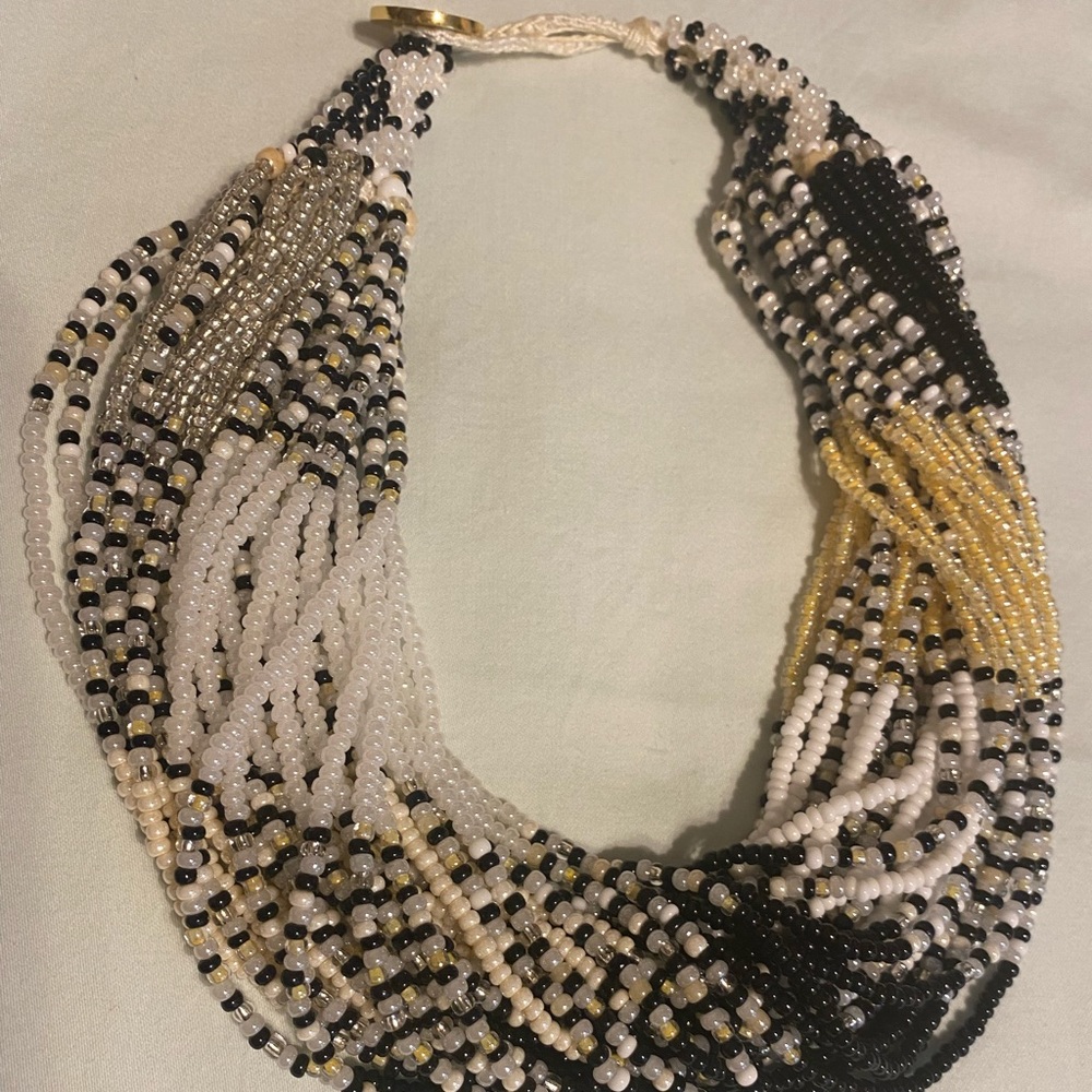 Vintage Abacus original beaded necklace